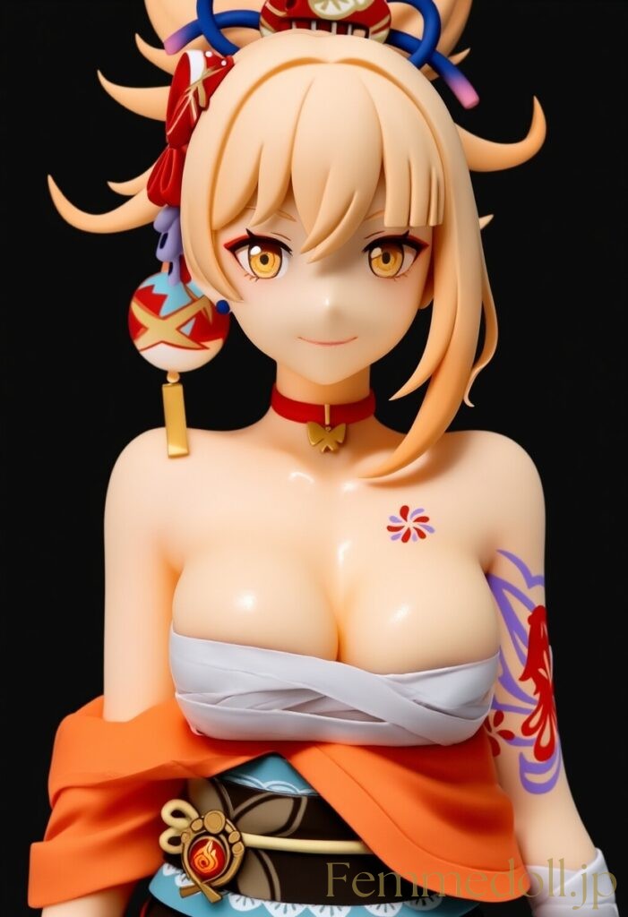 原神 宵宮のフィギュア風AIエロイラスト
