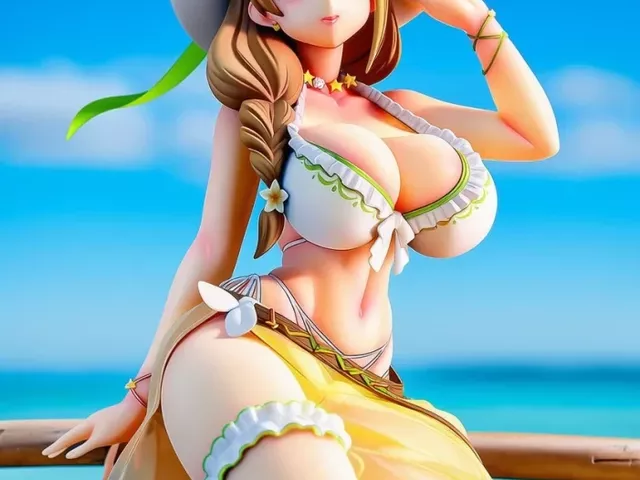 「可愛すぎてごめんなさい…」常識を覆す大胆さ！ゴルドマリー、水着で魅了の舞。【FEエロ画像】【FEエロ画像】