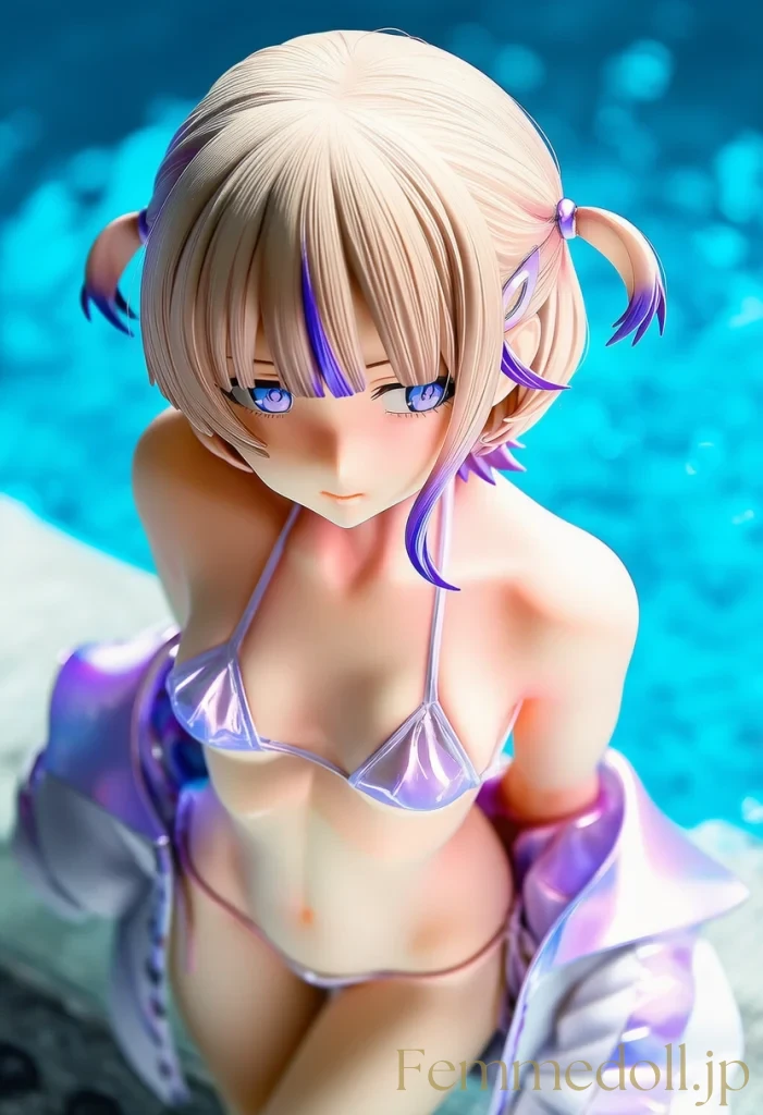 轟はじめ、夏の特訓は水着で！普段見れない姿をこっそり公開します【Vtuberエロ画像】