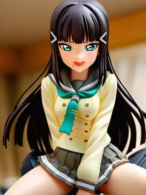 【ラブライブ! 】黒澤ダイヤ：放課後、厳格お嬢様の甘く乱れる秘め事【AI生成イラスト24枚】