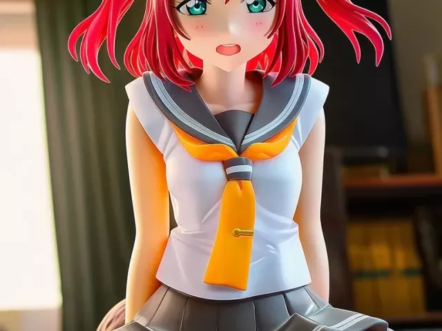 【ラブライブ! 】黒澤ルビィ：放課後のルビィと溶け合う甘い時間【AI生成イラスト36枚】