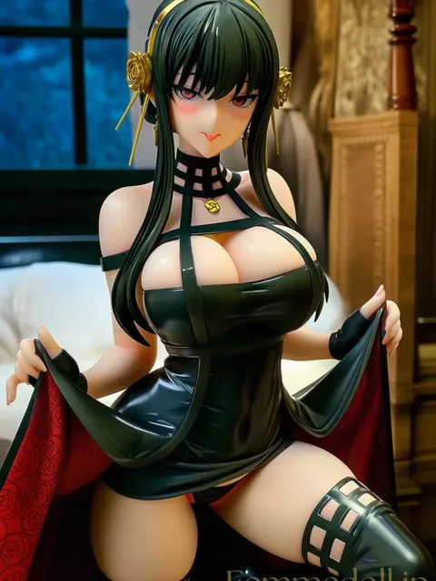 【SPY×FAMILY】ヨル黒ドレスの爆乳が誘惑でプルプル露わに【エロCG42枚】