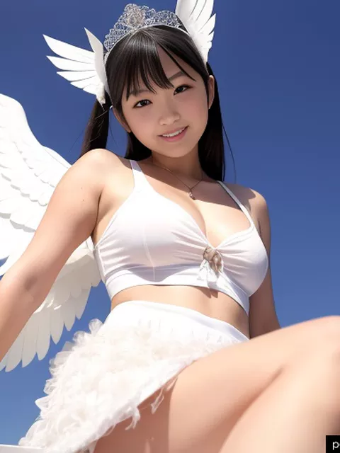 ミニスカ・ショーパン画像まとめ その28（天使コスプレ編）