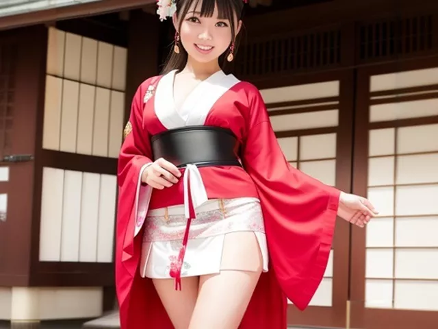 ミニスカ・ショーパン画像まとめ その44（和服編）