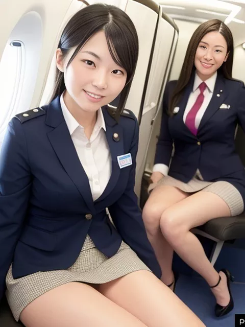 ミニスカ・ショーパン画像まとめ その43（ミニスカCA編）