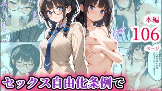 【エロ同人】【少子化対策セックス自由化条例で強●NTR】 処女だった僕の付き合い始めた…
