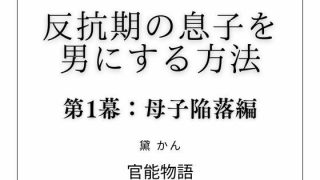 【エロ同人】反抗期の息子を男にする方法 第1幕:母子陥落編