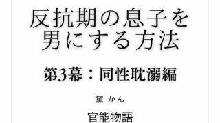 【エロ同人】反抗期の息子を男にする方法 第3幕:同性耽溺編