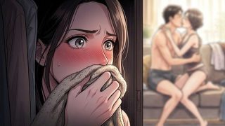 【エロ同人】夫が他の女を抱くところを、私はクローゼットから見ていた―私が望んだ寝取られ…