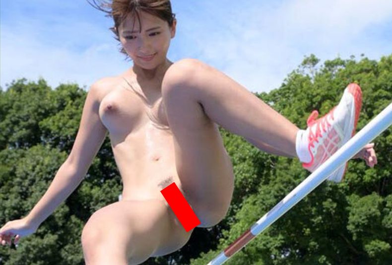 【画像】全裸体力テスト工ロすぎ‼ ワレメ見えすぎだろｗｗｗｗｗｗｗｗ