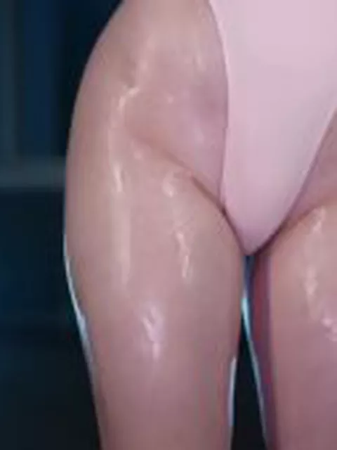 【フェチ画像】ハイレグレオタードで踊る人気アイドルのテッカテカボディ????Gカップ×尻フェチ【篠見星奈】