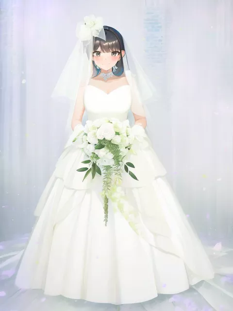 花嫁体験で気づいた心【TSF、入れ替わり、ウェディングドレス】