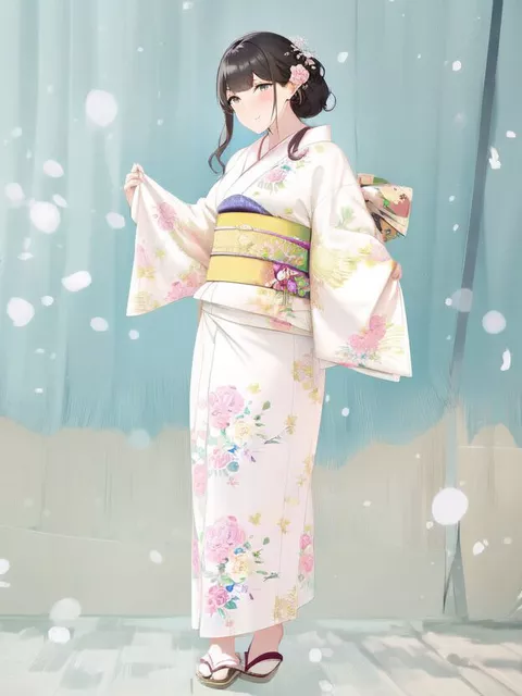 一日だけの着物体験【TSF、入れ替わり、着物】