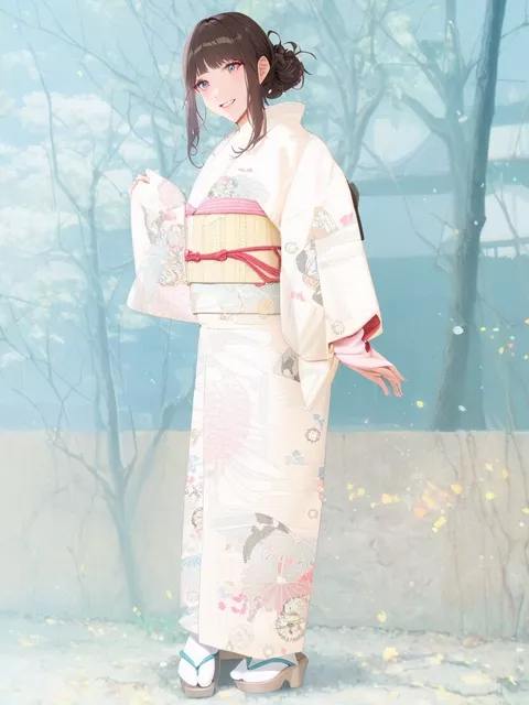年末の奇妙な夜【TSF、入れ替わり、着物】
