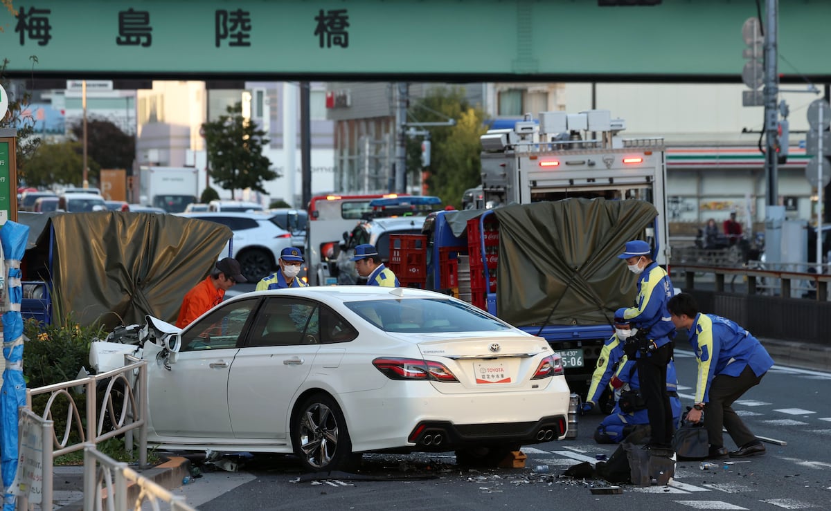 【速報】足立区で衝撃ひき逃げ…80代男性死亡、20代女性が心肺停止→犯人らしき男を警視庁が確保！その瞬間の一部始終