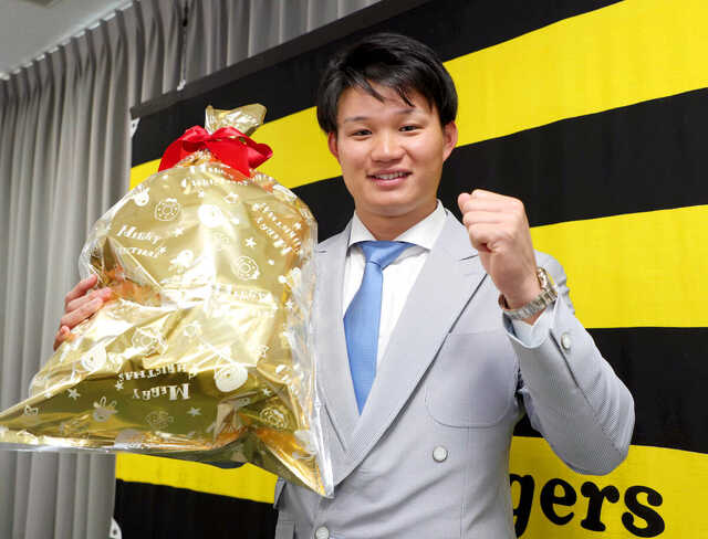 阪神の若き主砲・森下翔太、倍超えの2億1000万円で更改！全試合出場＆23発89打点の活躍でWBC出場も燃える