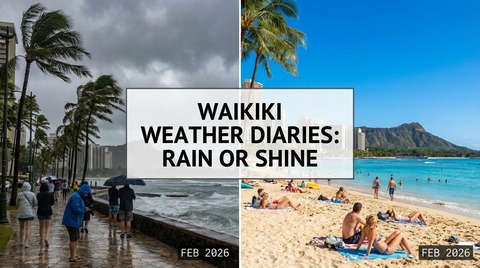 【2026年2月】ハワイが本当に寒かった！現地リポート＆3月の天気・服装を父ちゃんが徹底解説