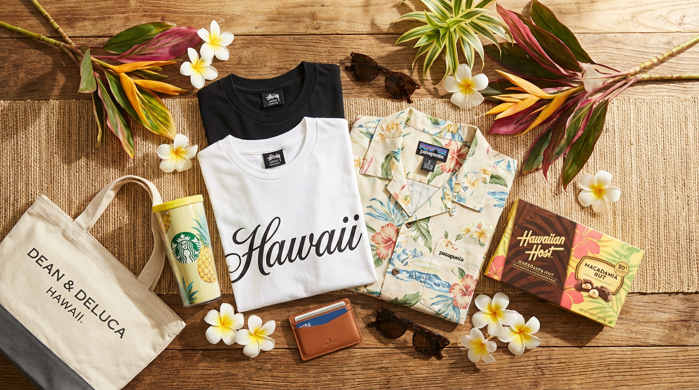 【2026年最新】ハワイでしか買えない限定アイテム完全ガイド！ファッション・コスメ・スタバ・グルメ・高級ブランドまで父ちゃんが20選を厳選