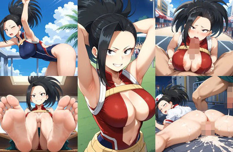 （AI・アニメ寄り）【八○万百イラストエロ画像】ヒロアカに登場する百ちゃんのエロい画像集（僕のヒーローアカデミア）