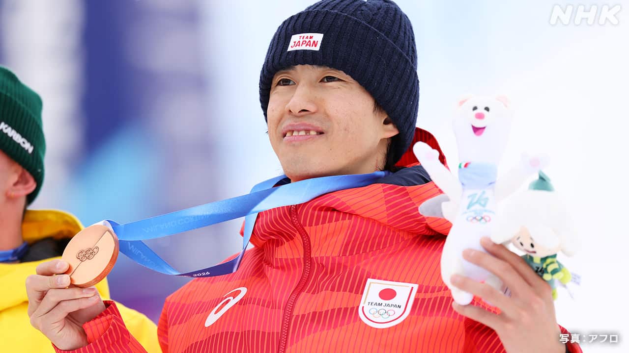 【ミラノ五輪…悔しい銅！】堀島行真、2大会連続メダル…コーク1440決めるも金に0.27及ばず「応援が金につながらなかった」