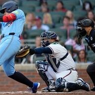 【逆方向へ同点弾も！】岡本和真、3戦ぶり13号同点2ラン…2安打2打点の奮闘もブルージェイズはブレーブスに惜敗！ 