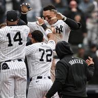 【17号サヨナラ弾！】 ヤンキースのジャッジ、12試合ぶりの快音は劇的サヨナラ弾…キング村上宗隆と並ぶ！