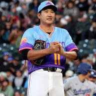 【初黒星…極寒のマウンド！】菅野智之「スピードが出なかった」…極寒の本拠地でドジャースに4回5失点KO！