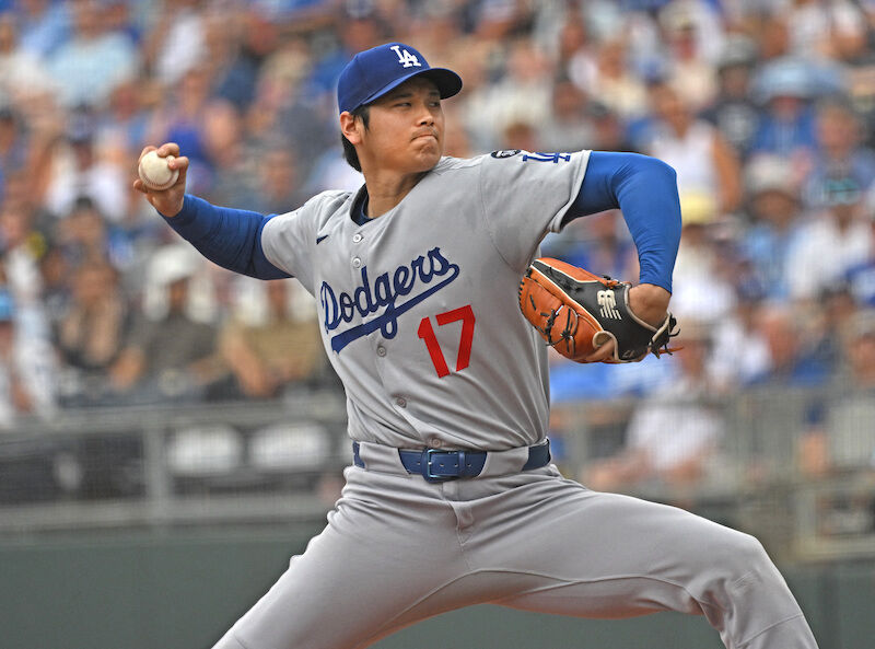 【前言撤回…打たせません！】大谷翔平、二刀流から投手専念に変更、ロバーツ監督が試合中に決断前…自己ワースト24打席無安打で！
