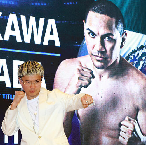 【天心…涙の完全復活！】那須川天心、元2階級王者エストラダを9回TKOで撃破…左ボディ炸裂で病気送りに！