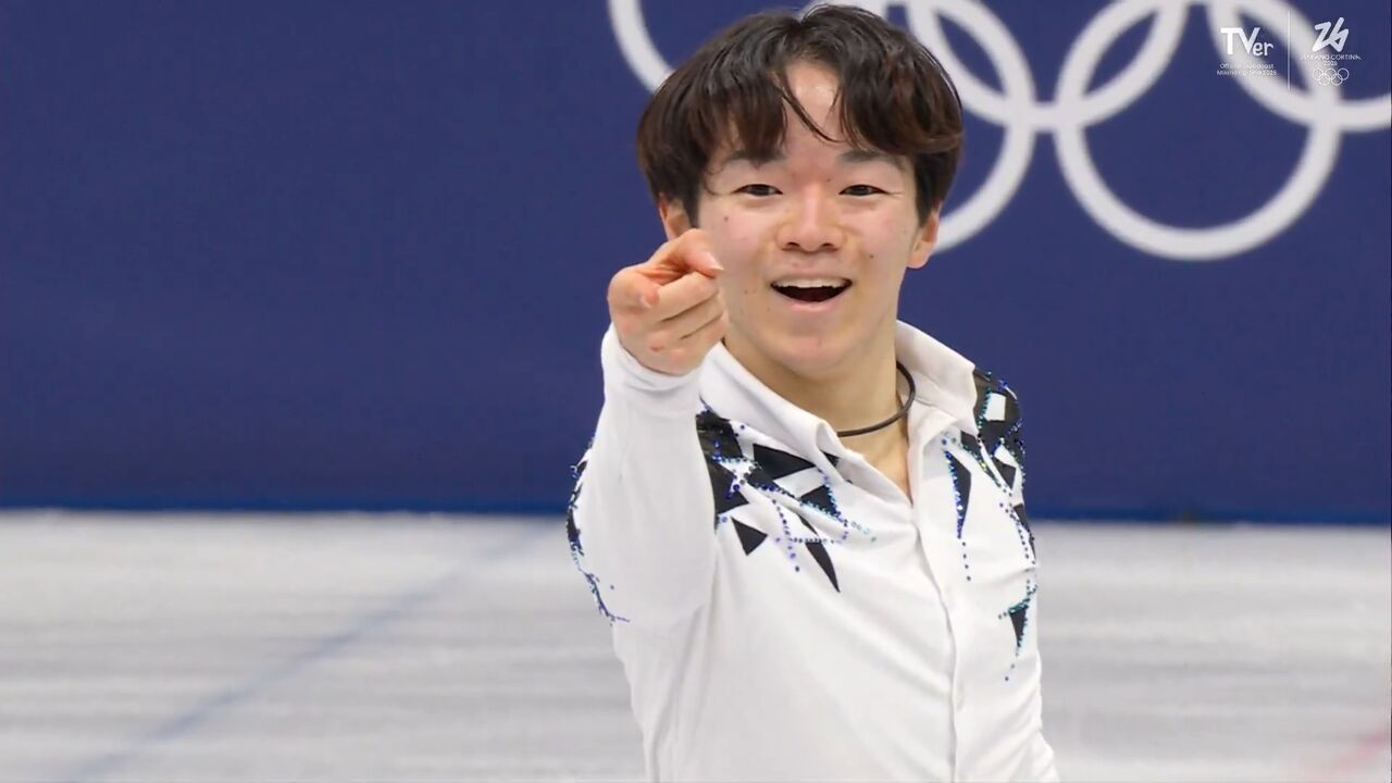 【ミラノ五輪…痛いワンミス！】男子フィギュアSP終了…鍵山優真が2位、絶対王者マリニンを追ってフリーへ！