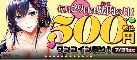 毎月29日は駄肉（にく）の日！税込500円ワンコイン祭り！の作品一覧