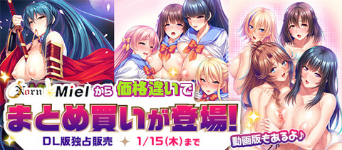 Norn / Miel / Cybele,まとめ買い商品のエロゲ一覧