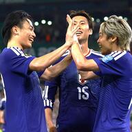 【朗報】森保ジャパン、W杯史上最多4得点で初勝利！上田2発がガチで止まらんｗ