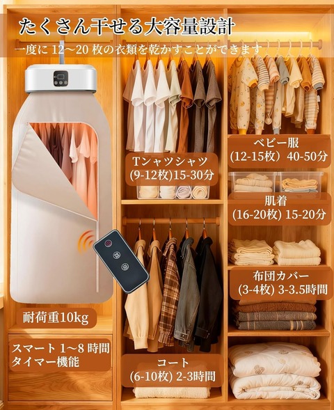 衣類乾燥機で毎日の洗濯が劇的に変わる！雨の日も冬も怖くない「ポータブル乾燥機」の魅力