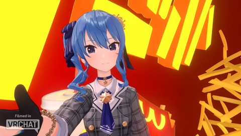 【星街すいせい 】マクドナルド：ティロリミックス 同時視聴しながらバーチャルポテト食べる！:ゲーム動画の急上昇ランク