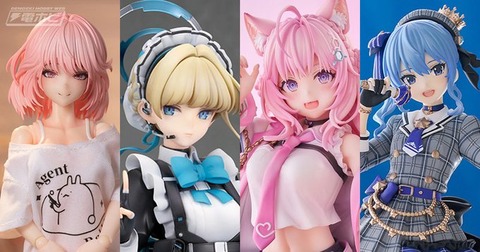 「ブルーアーカイブ トキ 」「ホロライブ　博衣こより」など、モニタの向こうの美少女が続々登場。『2025年2月あみあみフィギュア月間ランキング』