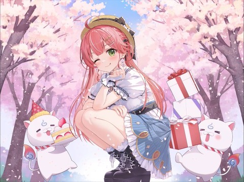 さくらみこの誕生日が3月5日って設定上の誕生日なの？