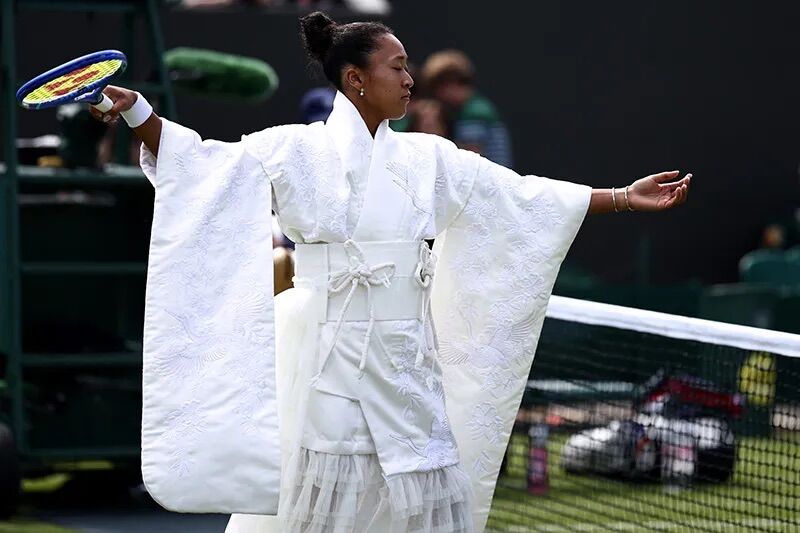 大坂なおみがウィンブルドン選手権に振袖で登場　手掛けたのは日本人デザイナーの八木華