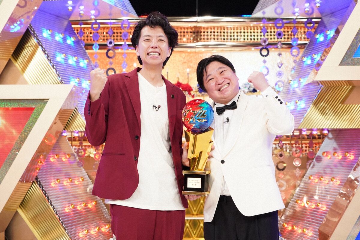 漫才＆コント“二刀流”『ダブルインパクト』初代王者はニッポンの社長　2875組の頂点に