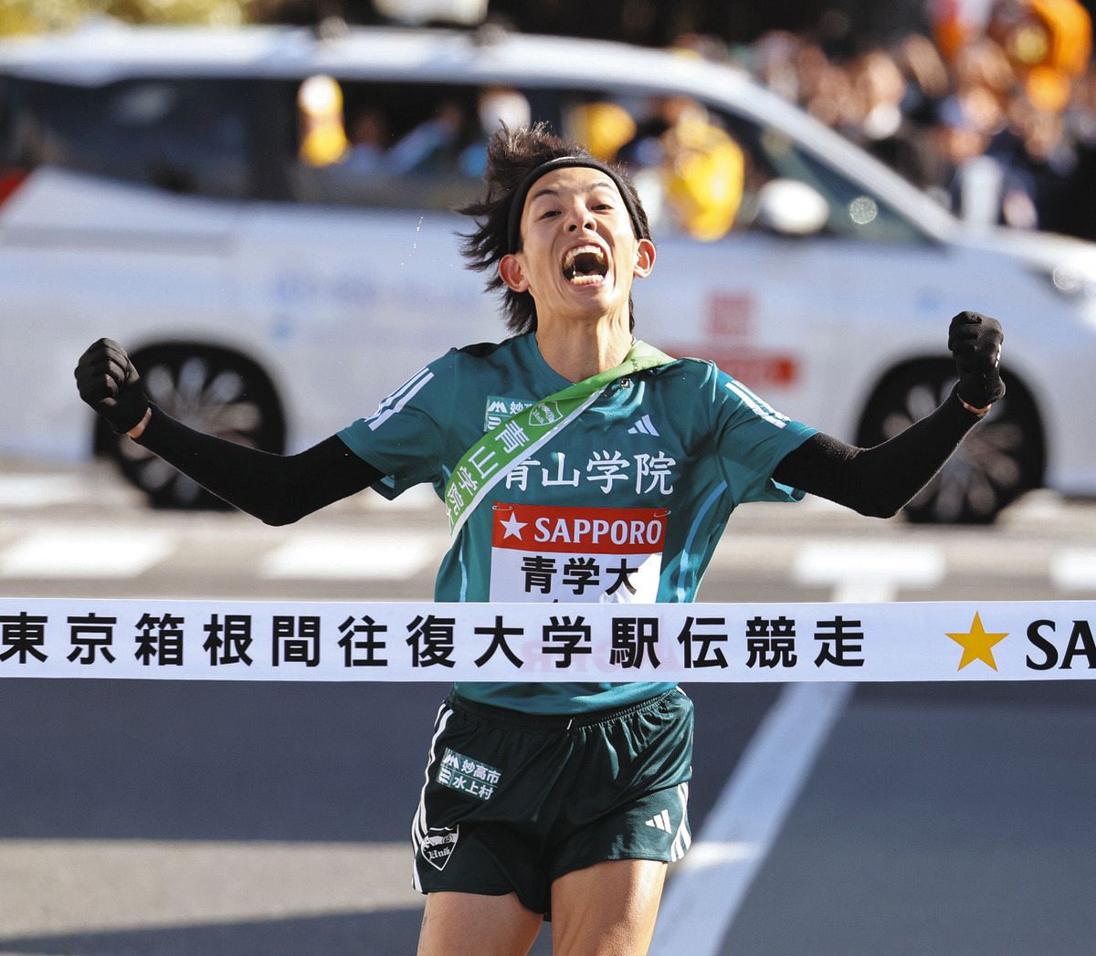 【箱根駅伝】青学大・黒田朝日「僕が新・山の神です！」　1分55秒更新の異次元区間新