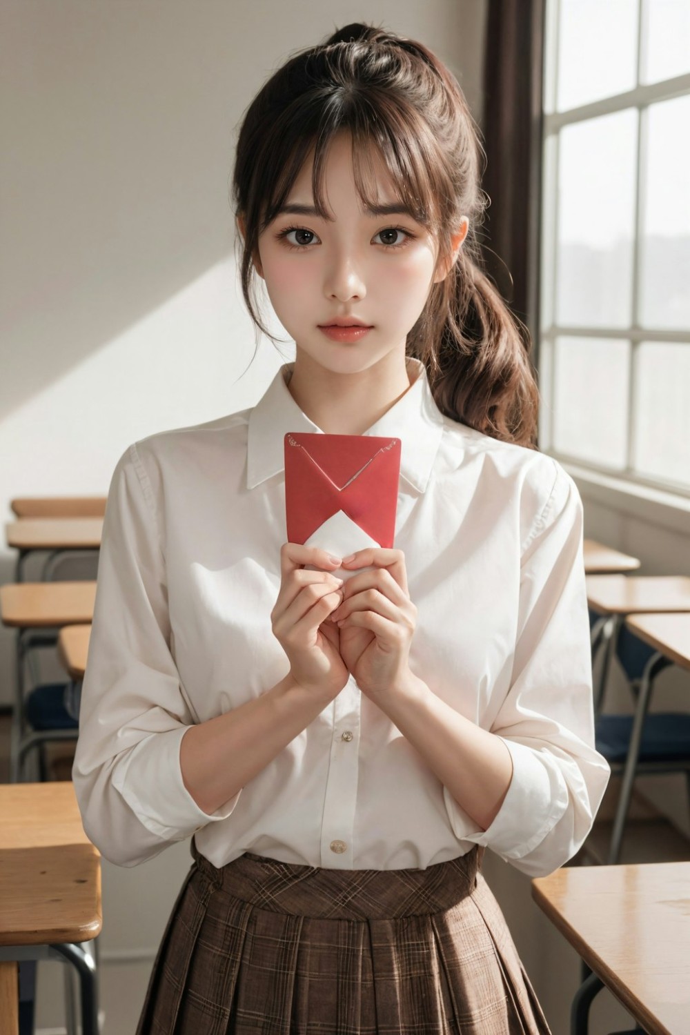 【AIグラビア】教室にいる女の子のAI画像まとめ【リアル調】