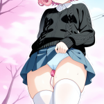 【エロ画像】桜色くせ毛ショートむっちり小柄×バイブ責め_AI_アニメエロ画像