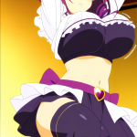 【エロ画像】マゼンタ外ハネボブ筋肉質×巨乳・爆乳_AI_アニメエロ画像