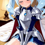 【エロ画像】銀髪ツインテール丸み×オナニー・自慰_AI_アニメエロ画像