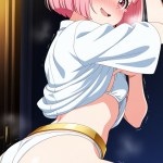 【エロ画像】桜色ボブスレンダー美女×美少女エロ_AI_アニメエロ画像