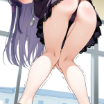 【エロ画像】マゼンタロンググラマラス×バイブ責め_AI_アニメエロ画像