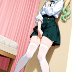 【エロ画像】グラデーションツインテールグラ×オナニー・自慰_AI_アニメエロ画像