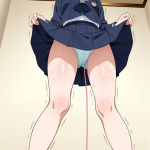 【エロ画像】白髪外ハネボブグラマラス×バイブ責め_AI_アニメエロ画像