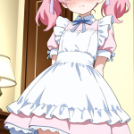 【エロ画像】ピンク髪ロールツインテール小柄×貧乳・微乳_AI_アニメエロ画像