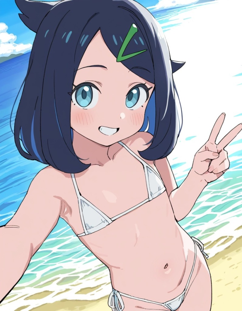 【画像】リコとビーチで♥